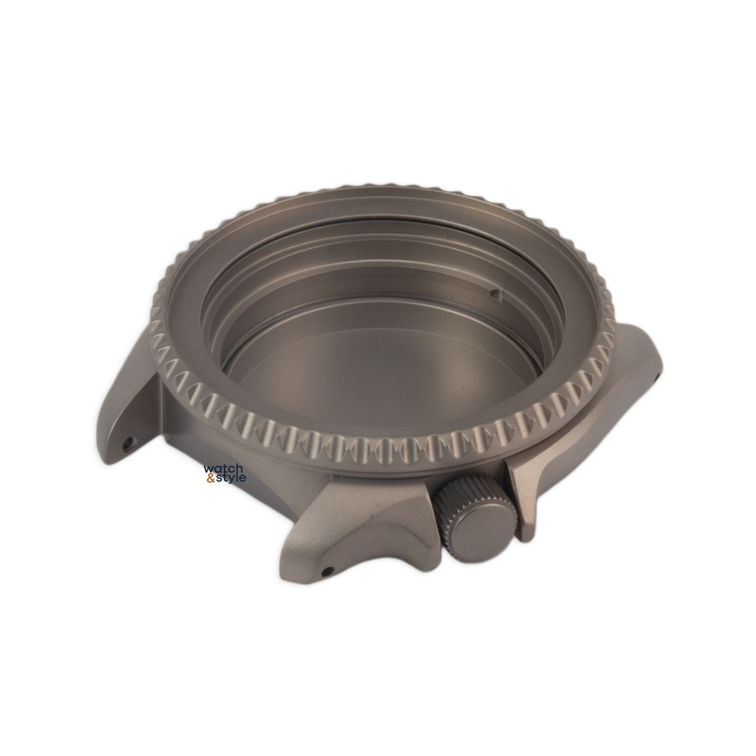 RC0321 SKX007 Replacement Case – Sandblasted Titanium – Sub Style