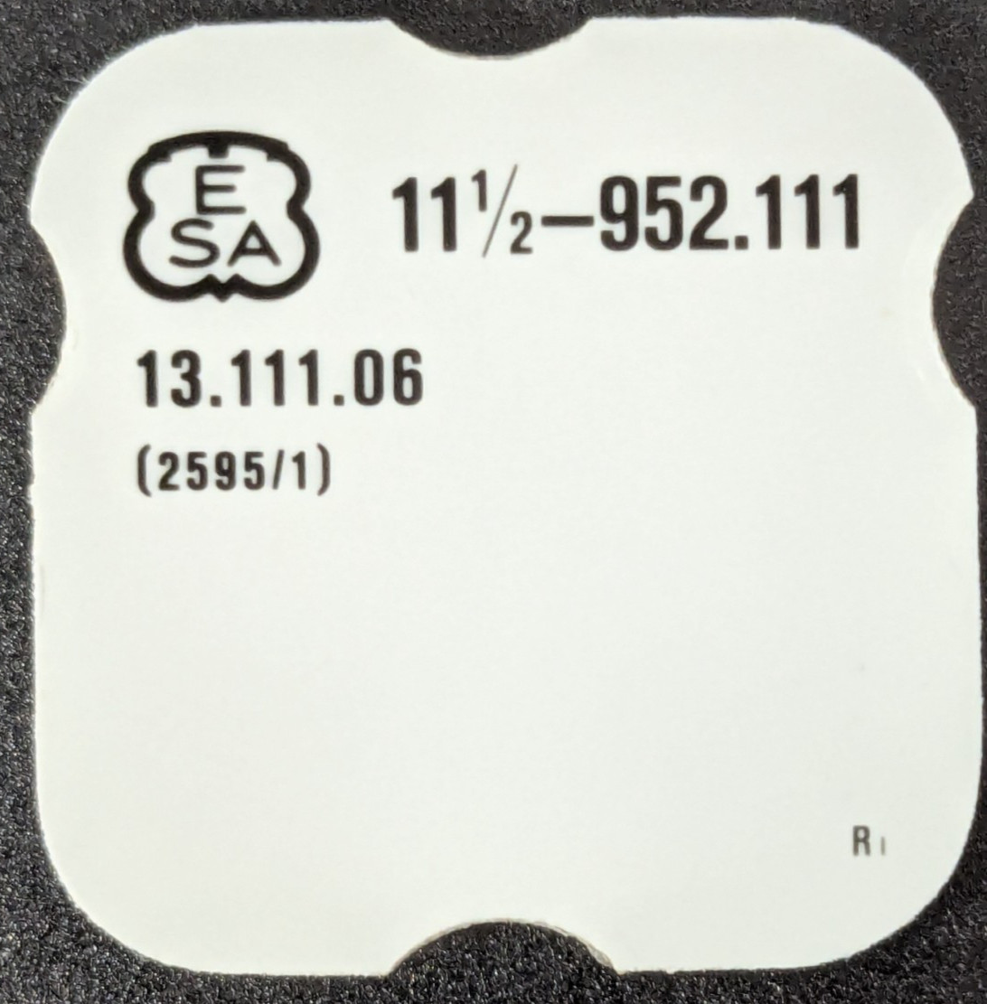 NEW ETA ESA Cal. 952.111 Part Number 2595/1 – Date Jumper Maintaining Plate