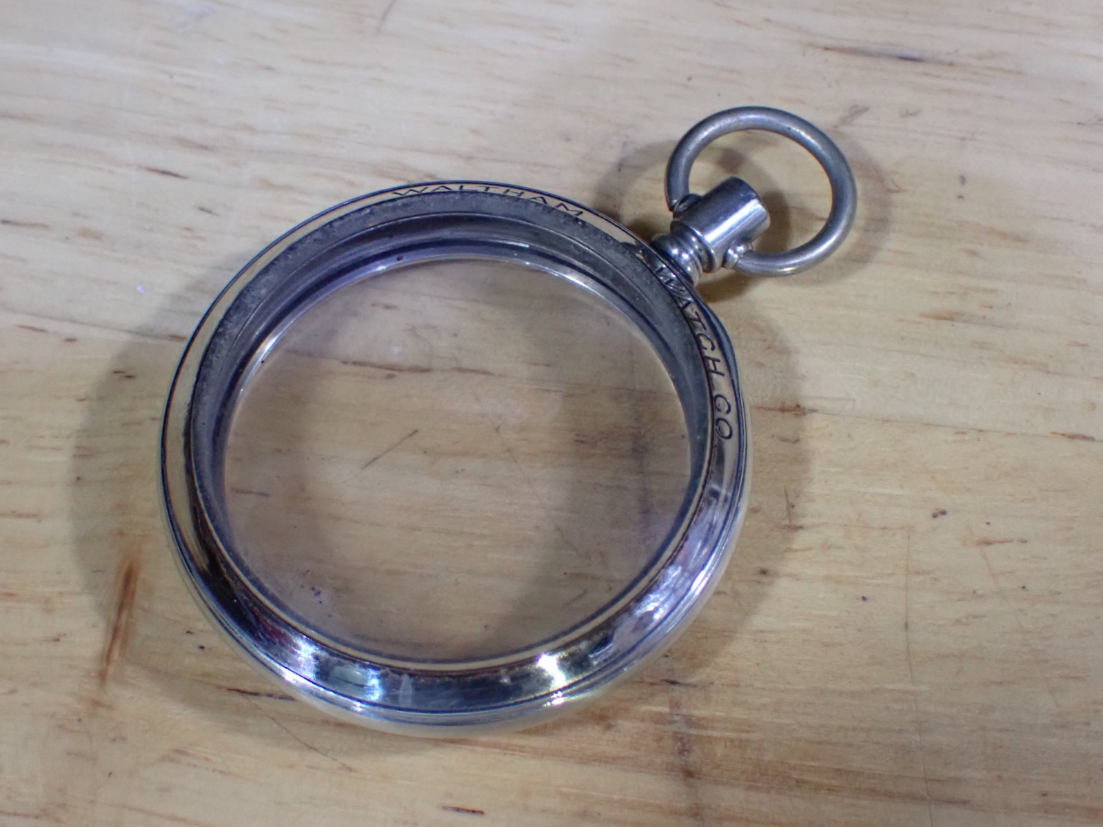 Vintage Waltham 16 size Salesman Pocket Watch Case very good used