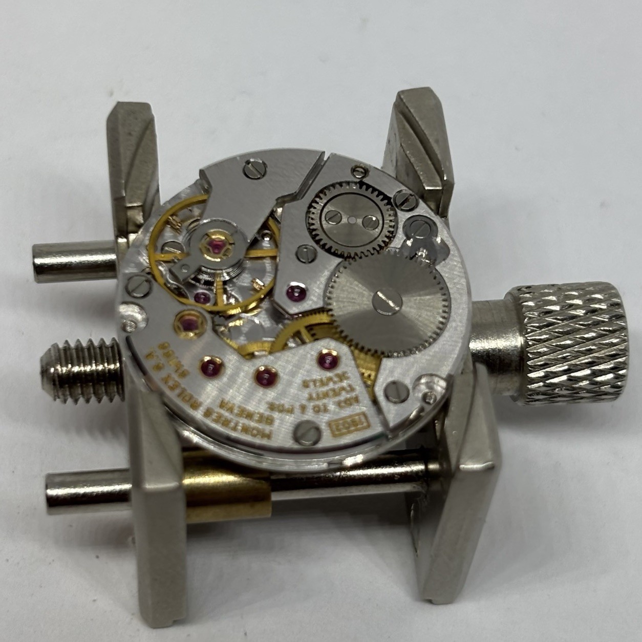 Authentic ROLEX CELLINI Cal. 1602 Movement Manual Wind Good Balance Not Running