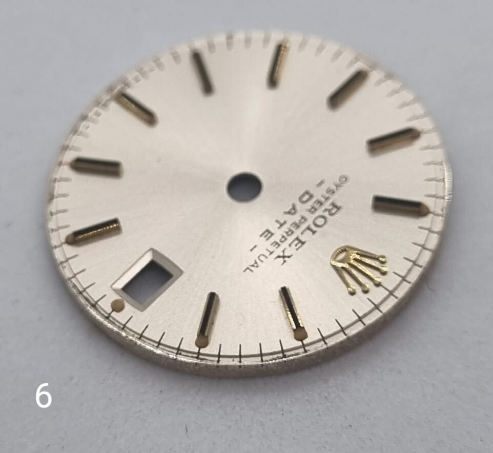 Genuine Rolex Date Datejust 26mm Lady 6917 6919 6916 Dial Silver and Gold