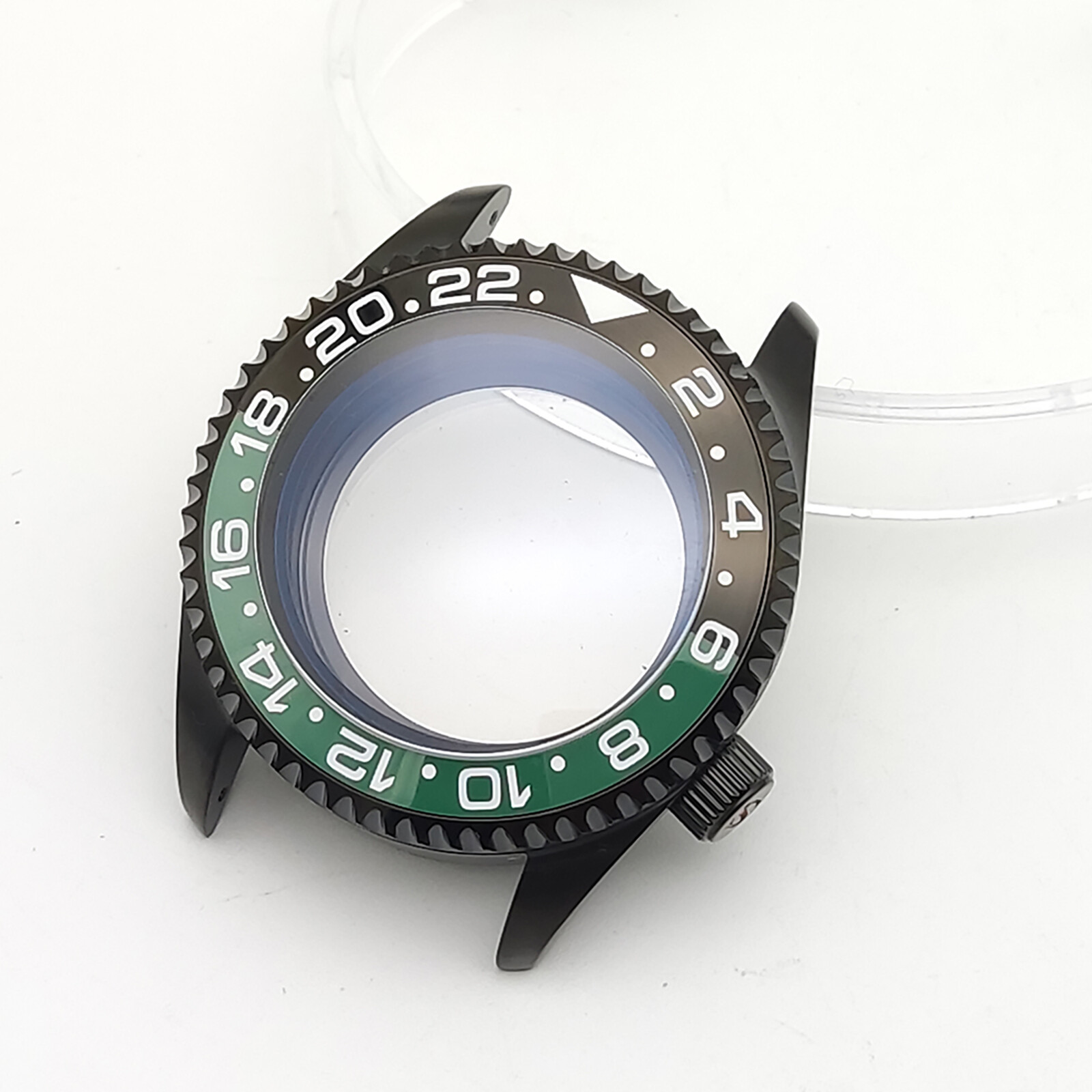 42MM Watch Case Modified SK007 Sapphire Glass Steel Case For NH35/NH36 Movement