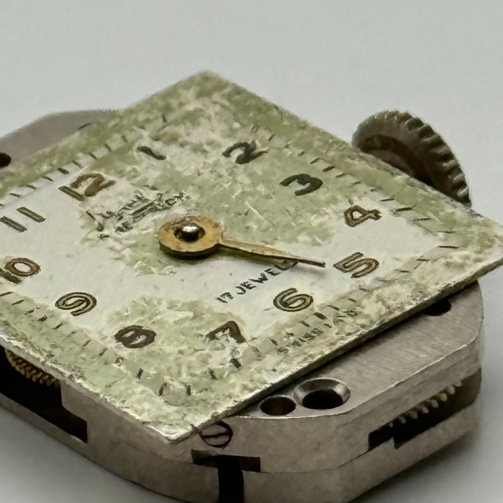 Lunesa L21 Watch Movement 17 Jewels Swiss Manual Wind Parts Repair 12.9mm