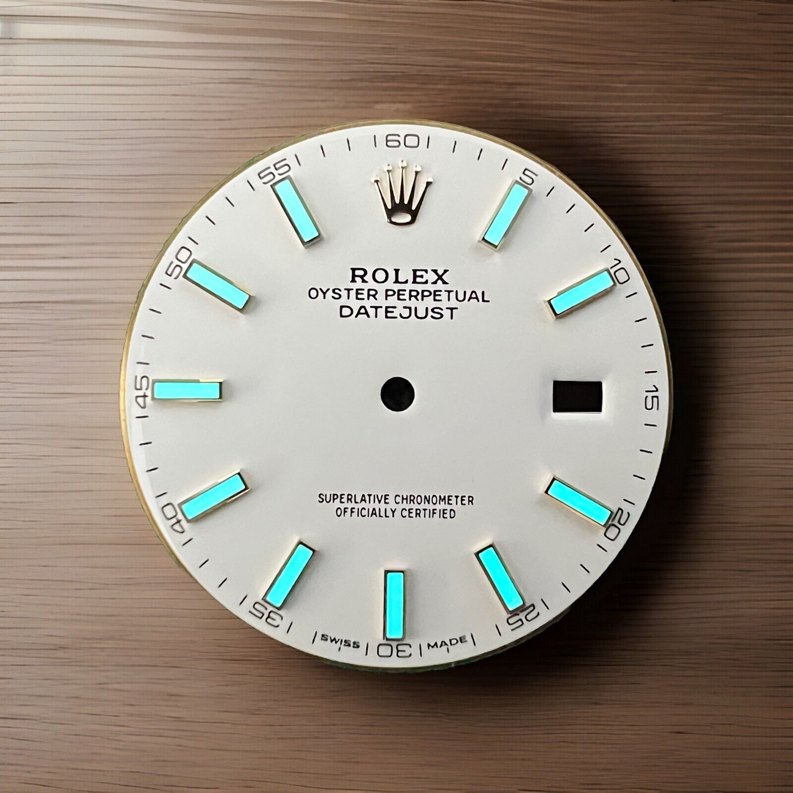 Authentic Rolex 41mm Datejust White & Gold Stick Dial (126303 / 126333) – OC#666