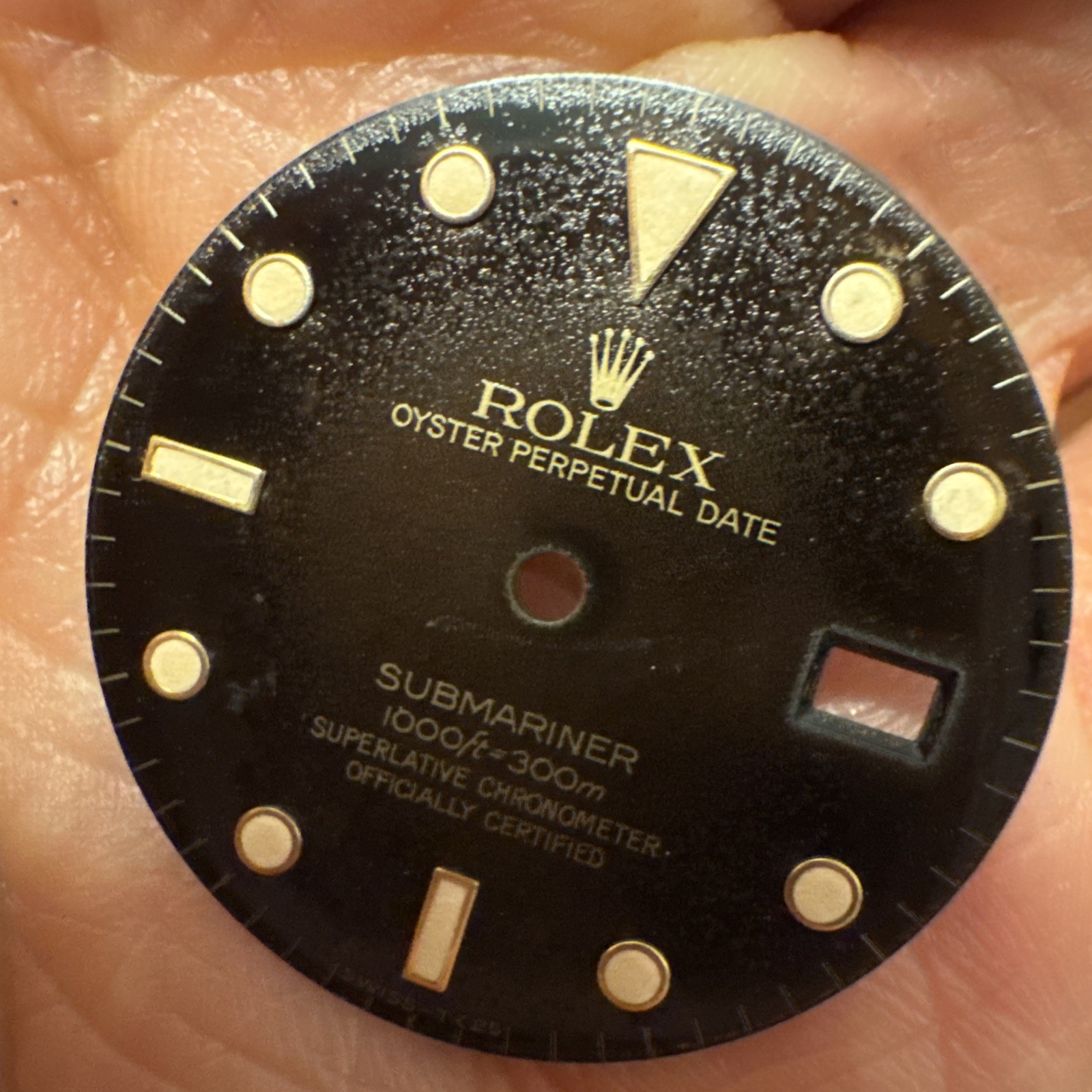 Tropical Rare Rolex Oyster Submariner 16618 16613 dial excellent Patina (S2)