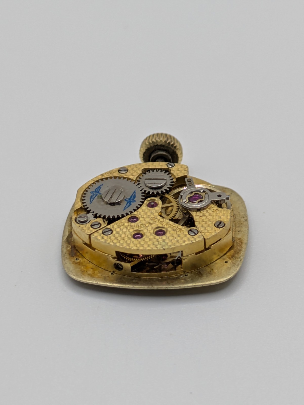 Rotary AS 1977-2 Manual Wind Watch Movement 17 Jewels Swiss Parts Repair 18.7mm