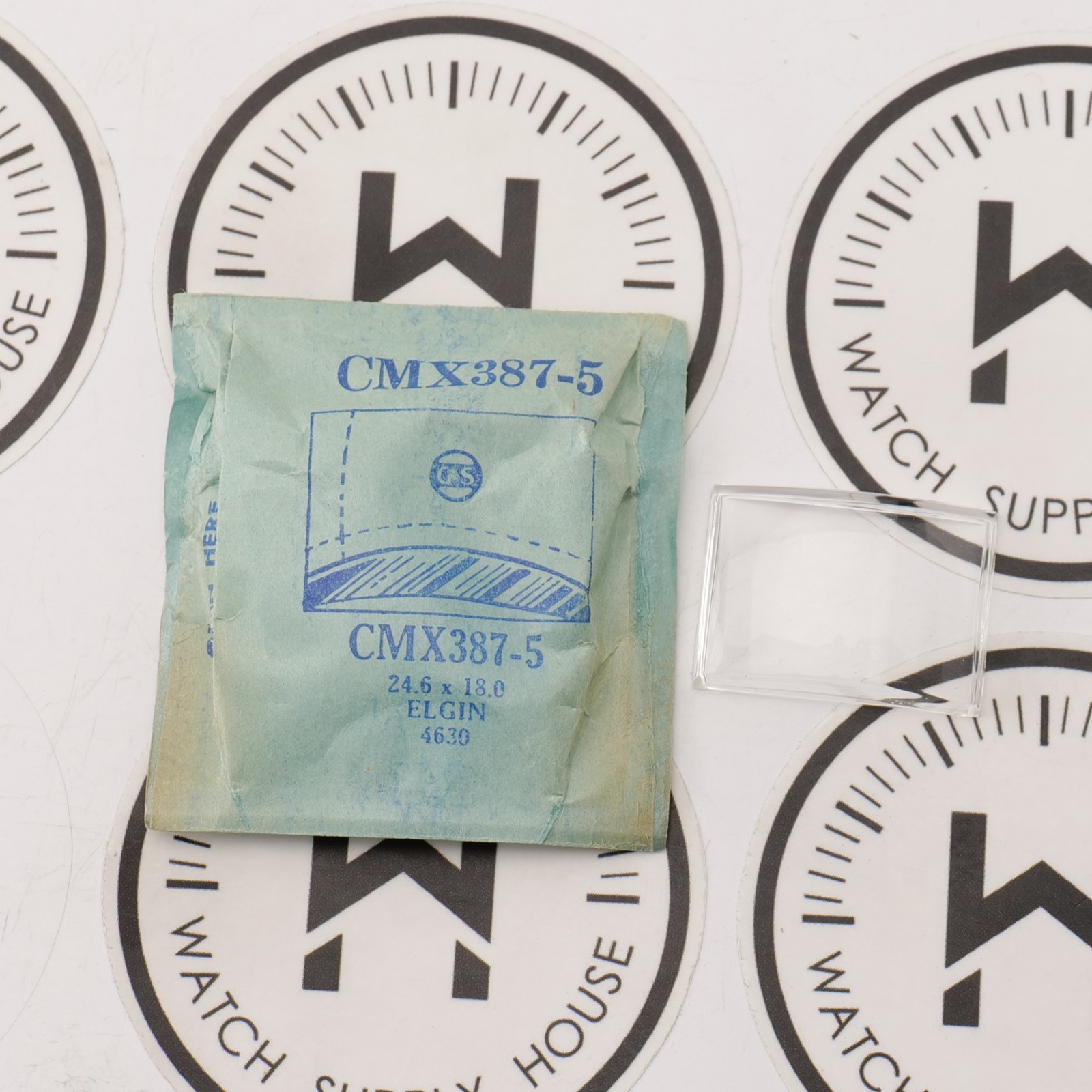 Vintage GS CMX387-5 Crystal Elgin 24.6 x 18.0 New Old Stock Part (MX)