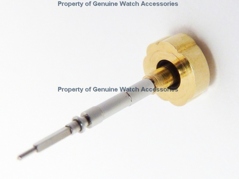 PATEK PHILIPPE 18K SOLID YELLOW GOLD DOUBLE P (“PP”) CROWN* 4.76 MM /STEM (JJ22)
