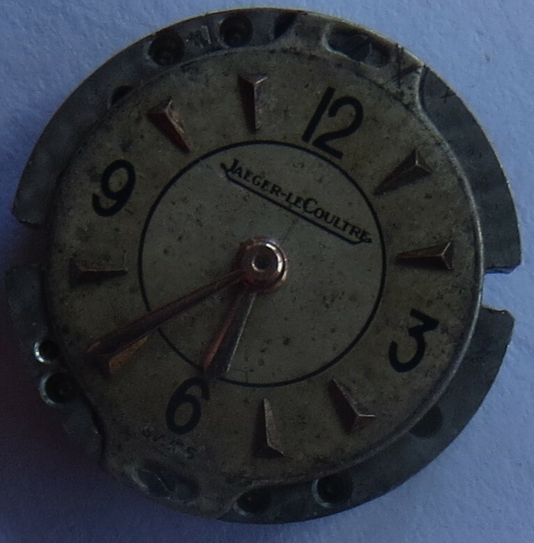 Jaeger LeCoultre lady wristwatch movement & dial 15 mm. in diameter