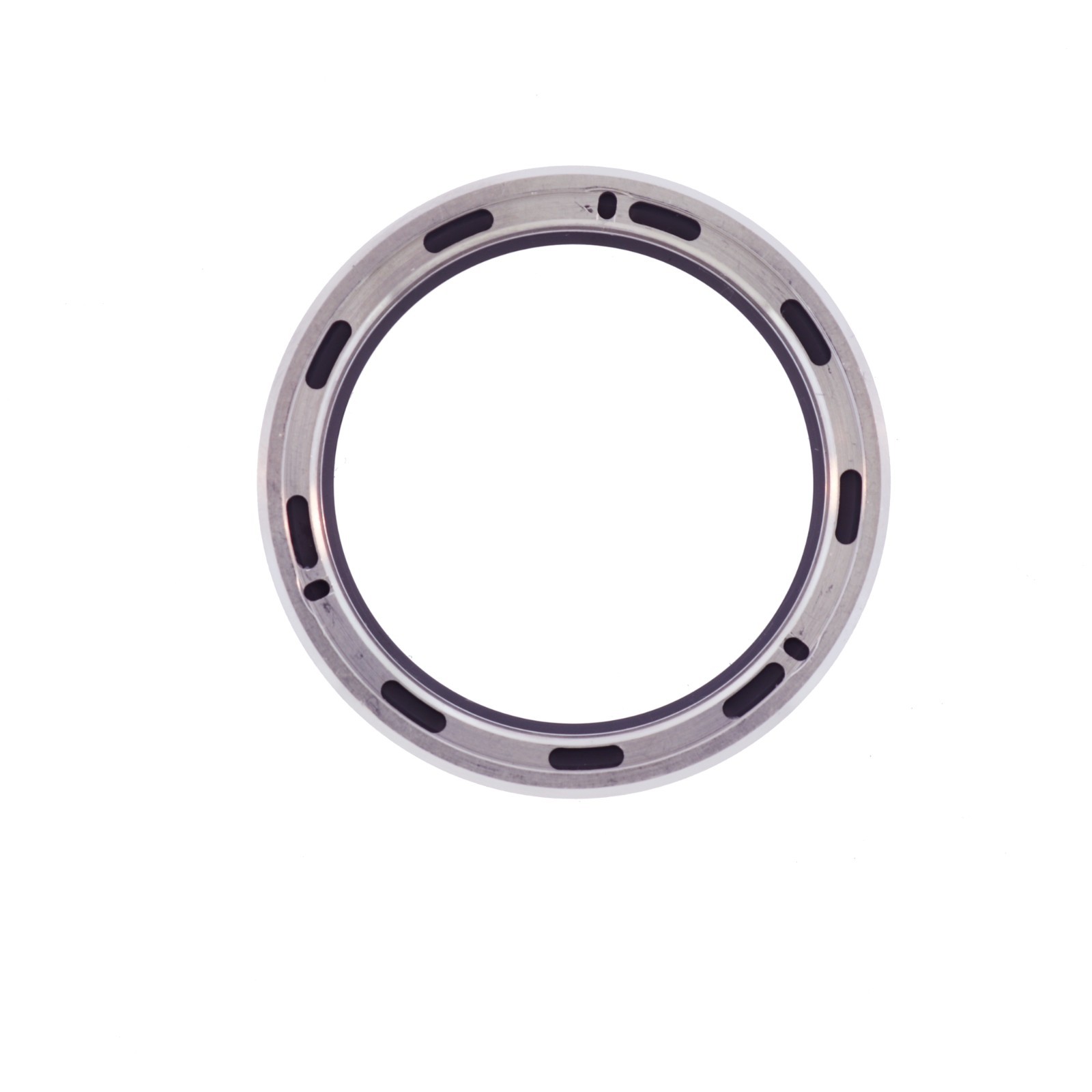 ROLEX GENUINE STEEL BEZEL / BLACK CERAMIC INSERT FOR GMT-II 116710 SCRATCHED