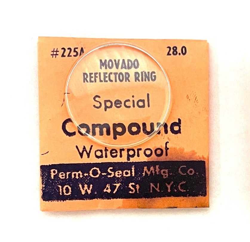 MOVADO Reflector Ring Special Waterproof Acrylic Watch Crystals Various Sizes