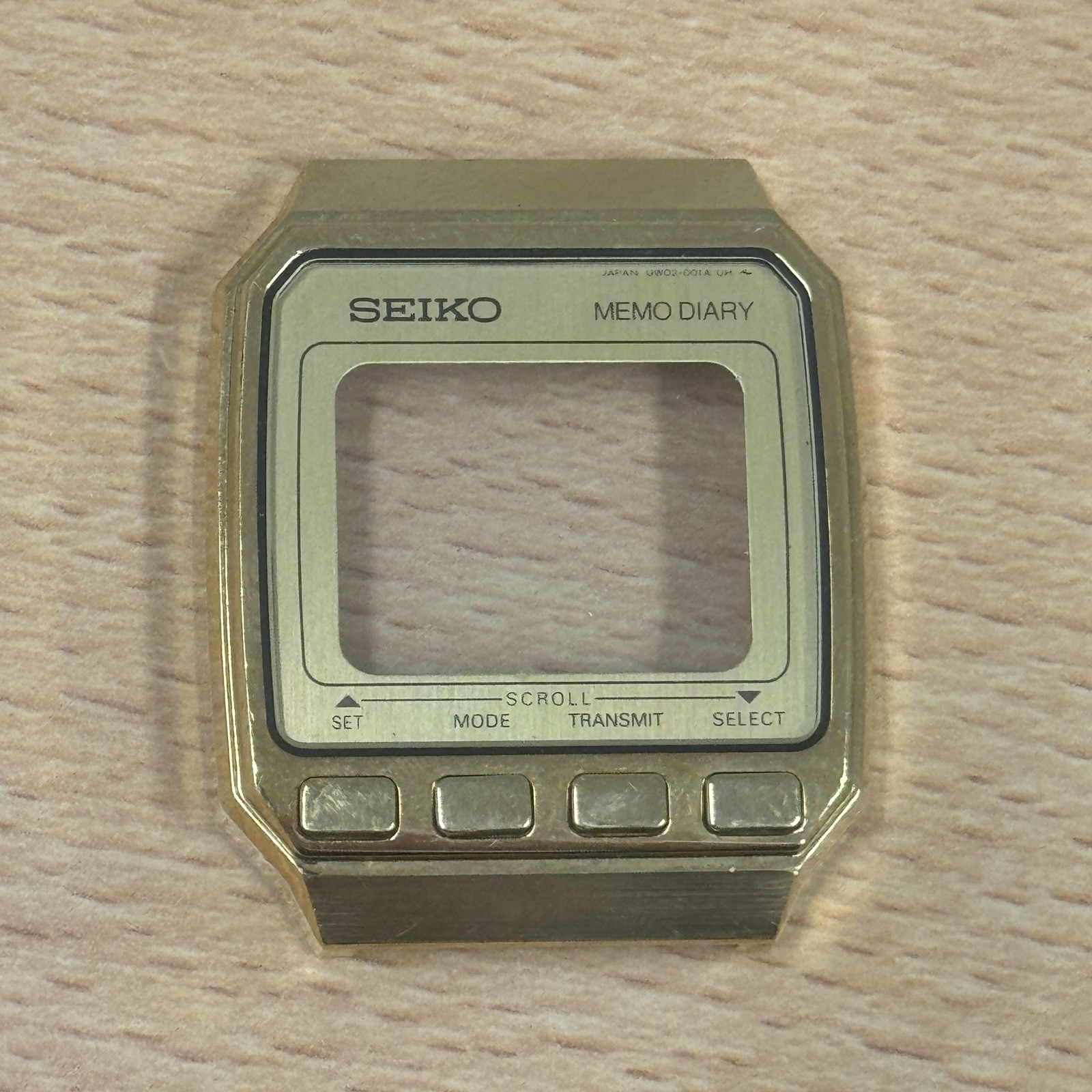 Seiko Memo Diary Watch Case – Rare Computer Model UW02-001A New With Defects