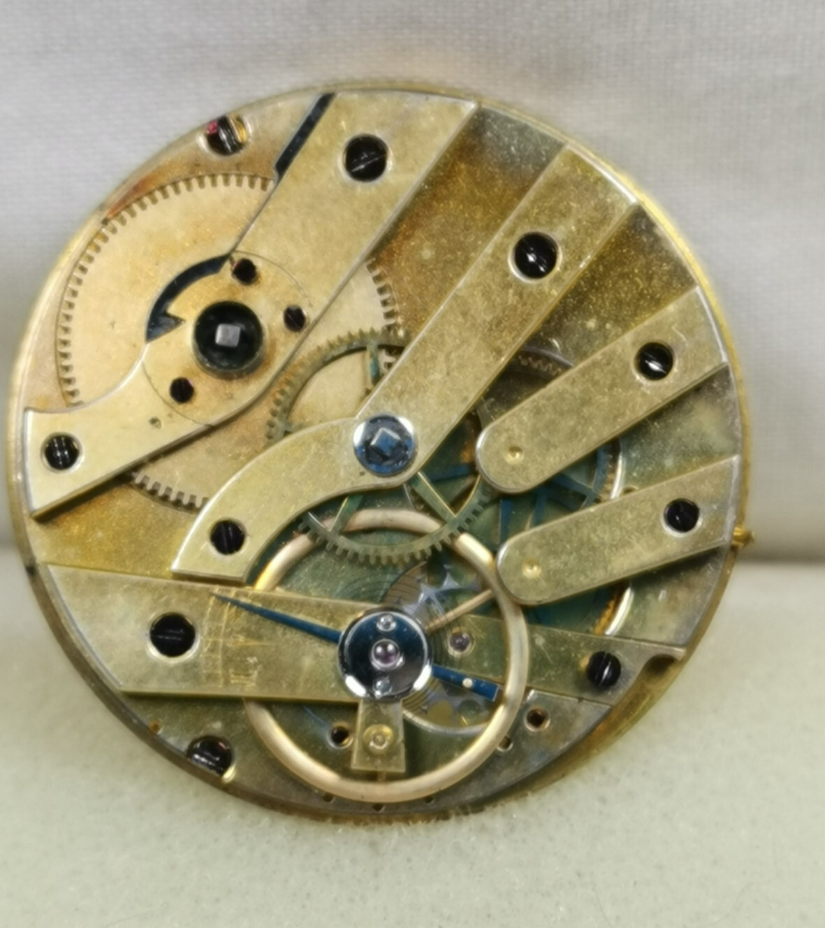 Tissot & Co Rare Swiss Pocket watch Movement Circa 1857-1870 Parts/ Repair!
