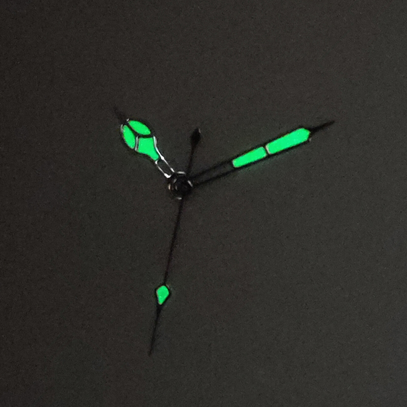 Green Luminous Watch Hands Silver/Gold Edge Hands For NH35/NH36/4R/7S Movement