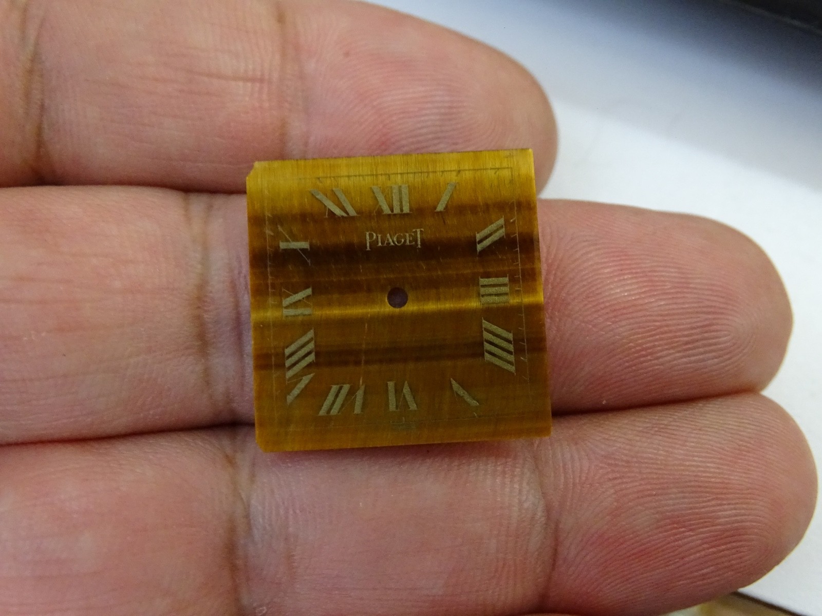 Piaget Tiger Eye Dial & Handset, Manual Wind 9P Original 21.7 x 21.7mm