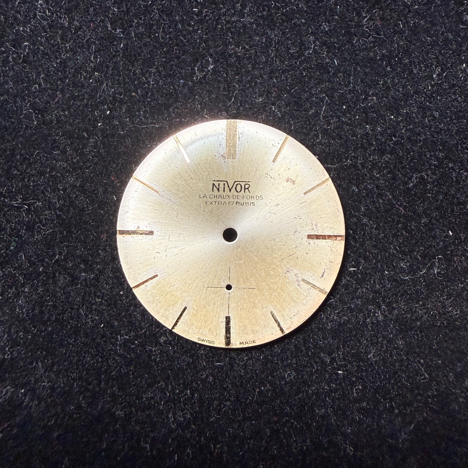Lot Of Ten Dials For Reprinting: Longines, Perseo, Roamer, Avia, Unver