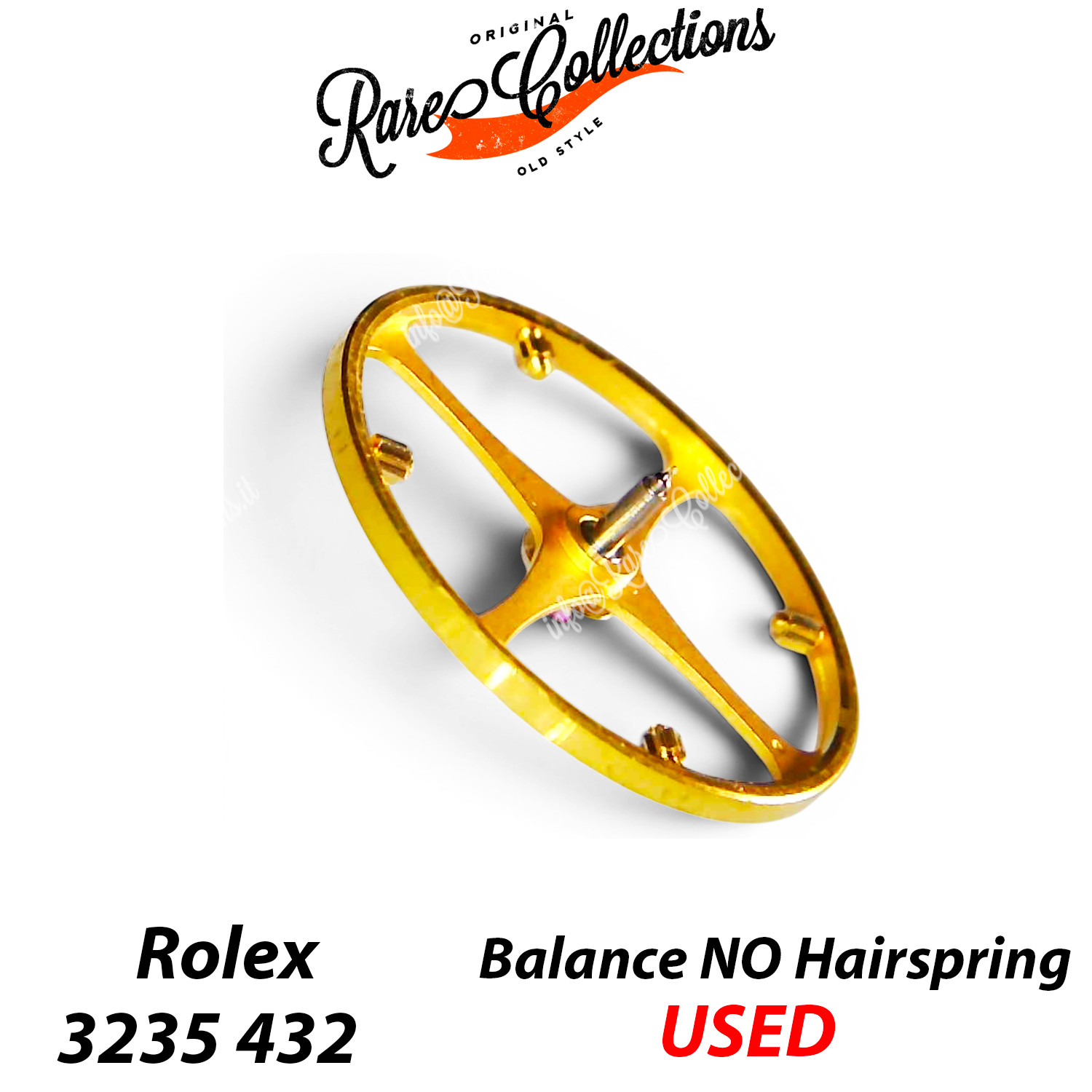 Rolex 3235-432 Volantino Used Balance without Spiral 3230 3255 3285
