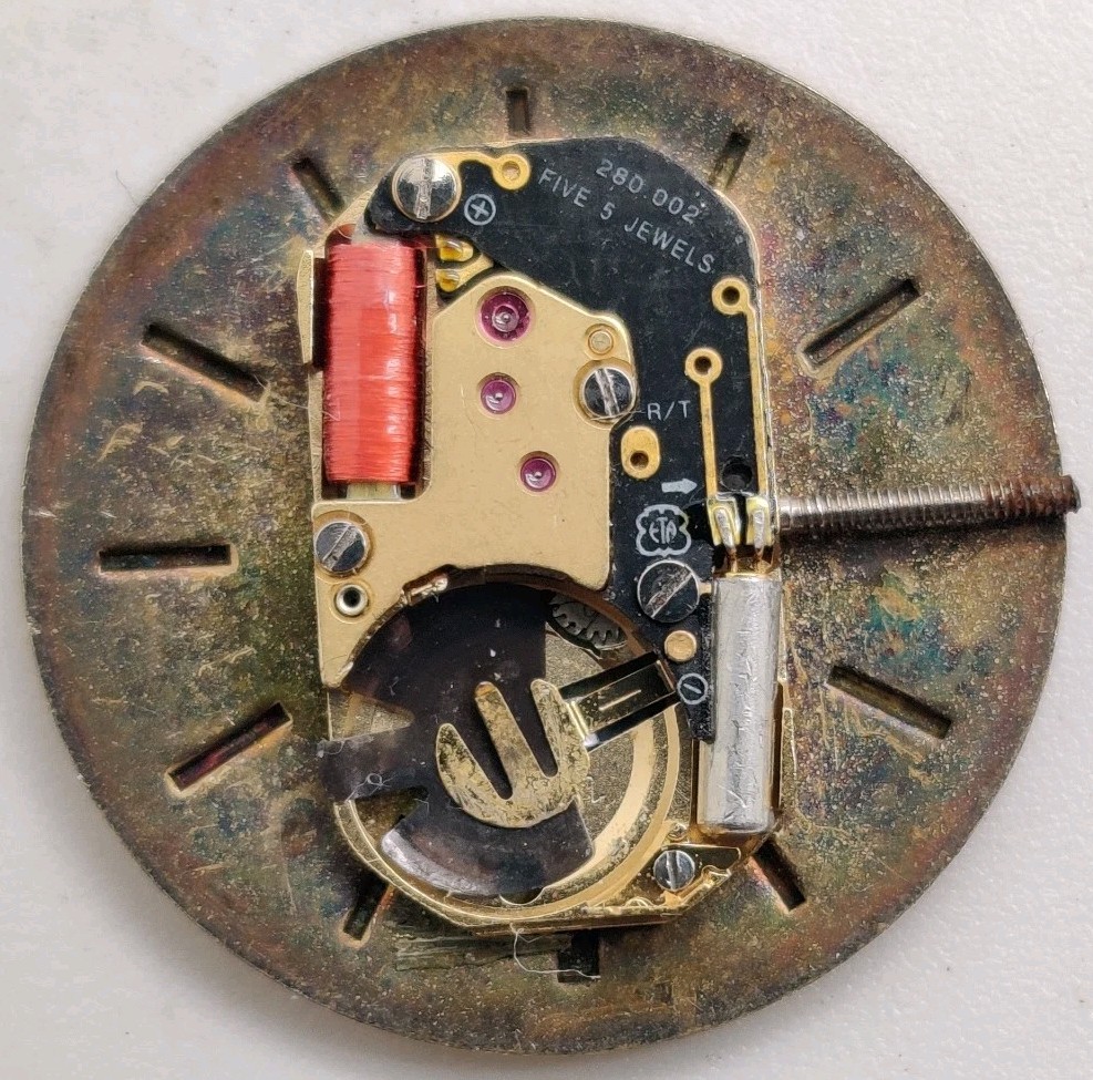 ETA Cal. 280.002 Swiss quartz watch movement Works