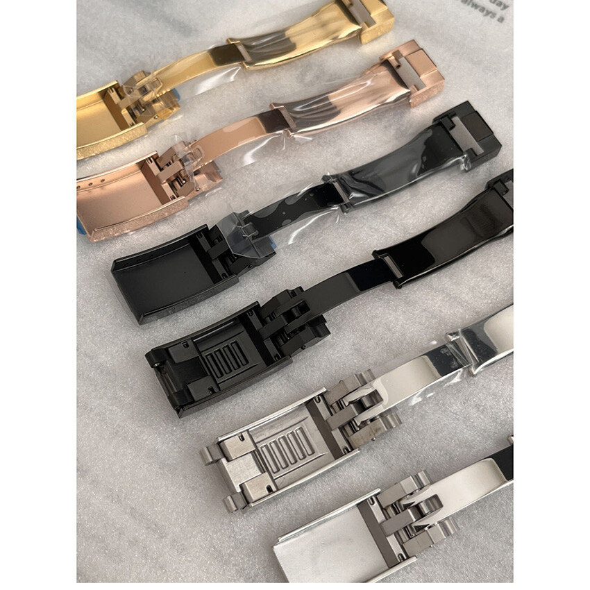 Replacement Solid Stainless Steel Watch Buckle Folding Buckle Clasp Watchband