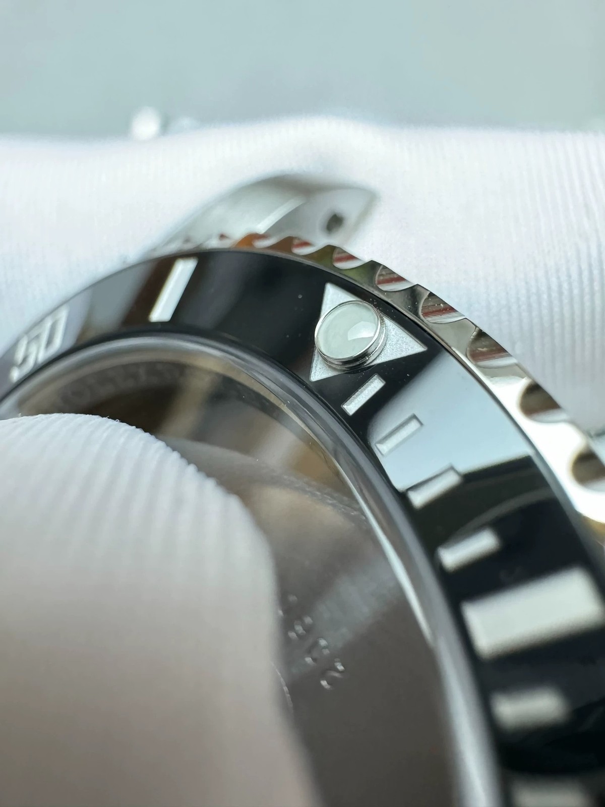 40mm Stainless Steel Watch Case With Band Kit for R Green Black SUB 2824 3135