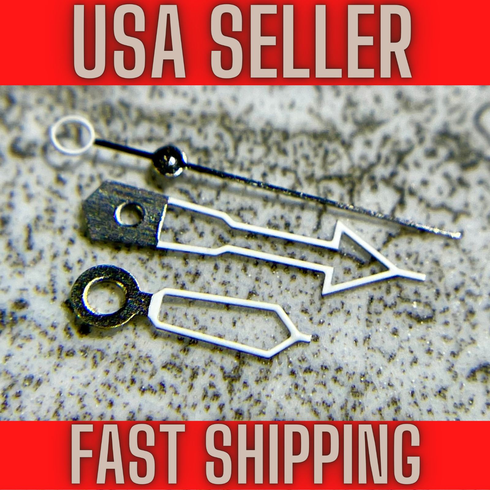 Silver “SKX SKELETON” Hands For Seiko NH35,NH36,7s26,7s36 SKX007.Green Luminous