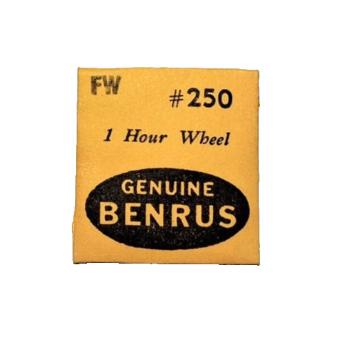 Benrus FW Hour Wheel ht. 1.10mm watch part #250/1102 FITS Lip R100 R145