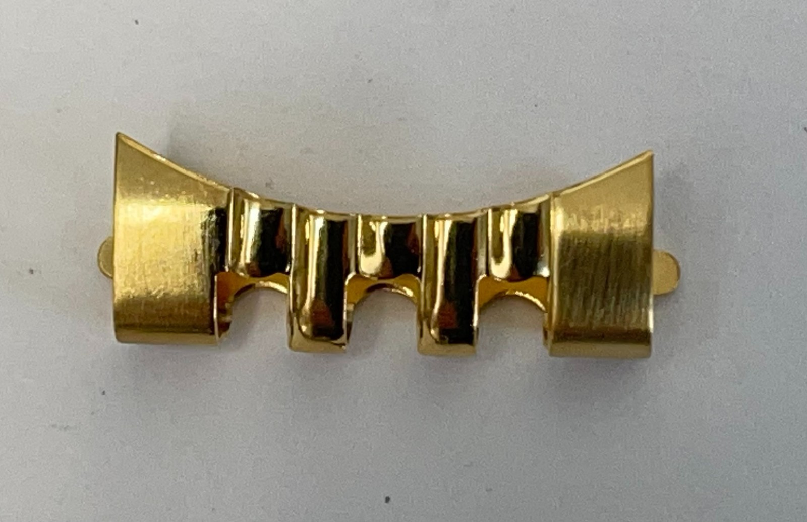 Genuine Omega 026SD512 Yellow Plated 18mm Endpieces (pair)