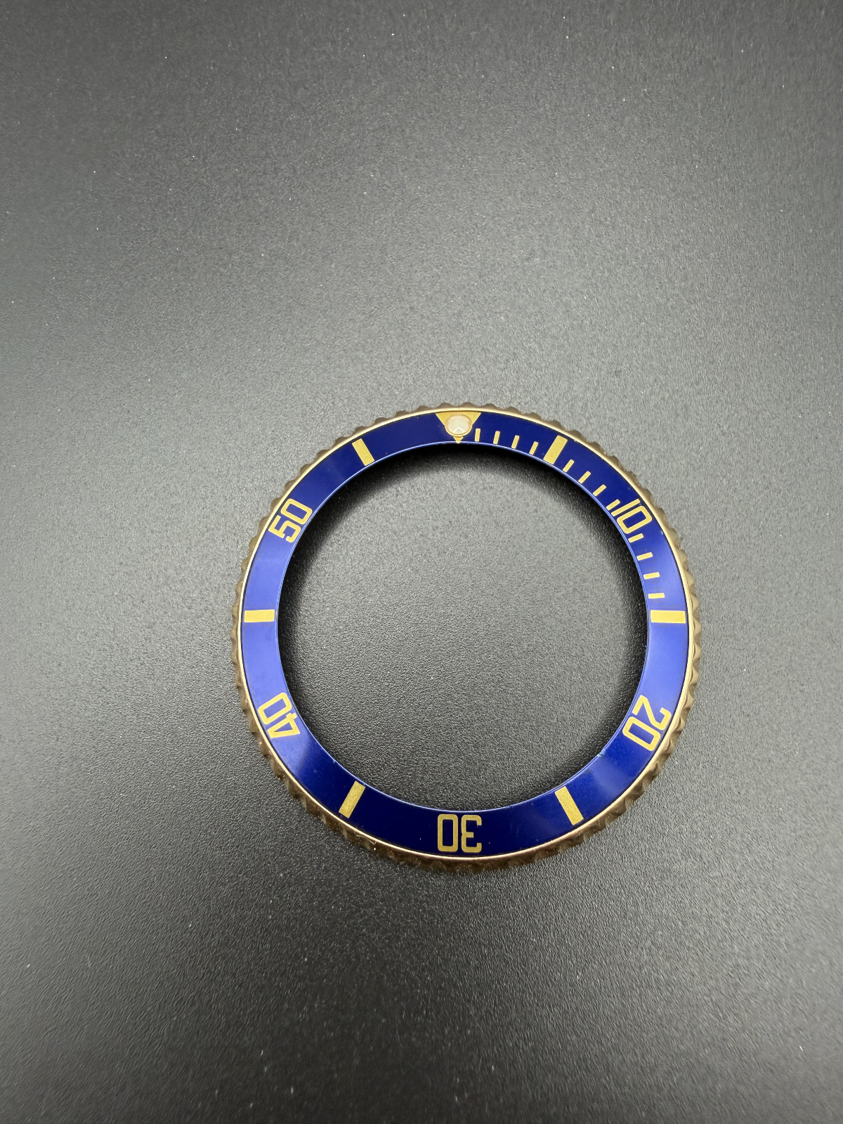 Genuine Rolex Submariner 16613 Gold Rotating Bezel insert