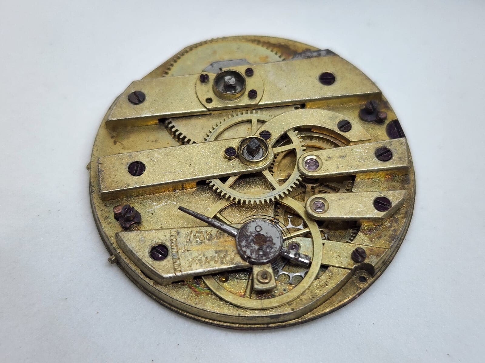 Lot of 6 high end pocket watch movements – Sold for parts – AS IS
