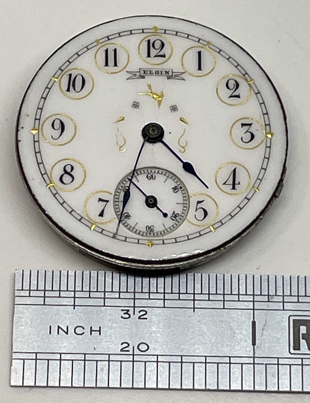 ELGIN POCKET WATCH MOVEMENT 1891 0s 11 Jewels Runs