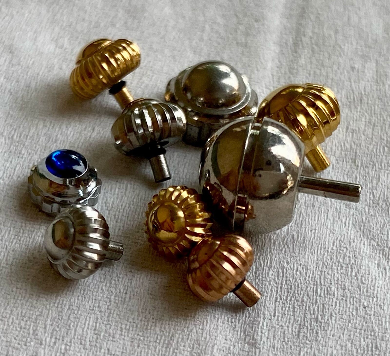 8 Stainless Steel Borgel / Onion / Pumpkin Crowns For Luxury Watches – Tap 10