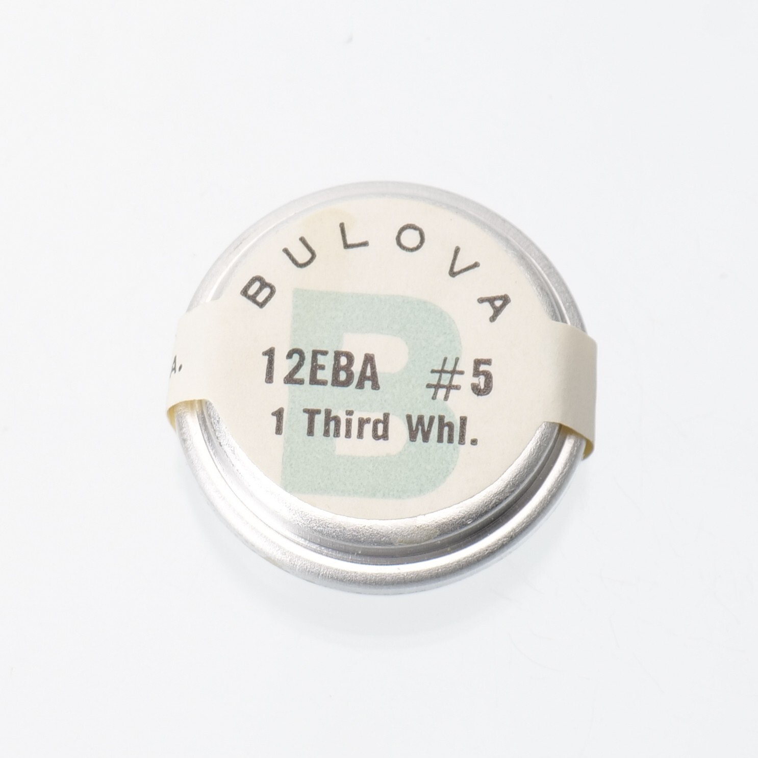 NOS Vintage Buren 1280, Bulova 12EBA Third Wheel Watch Part Watchmakers (C16D29)