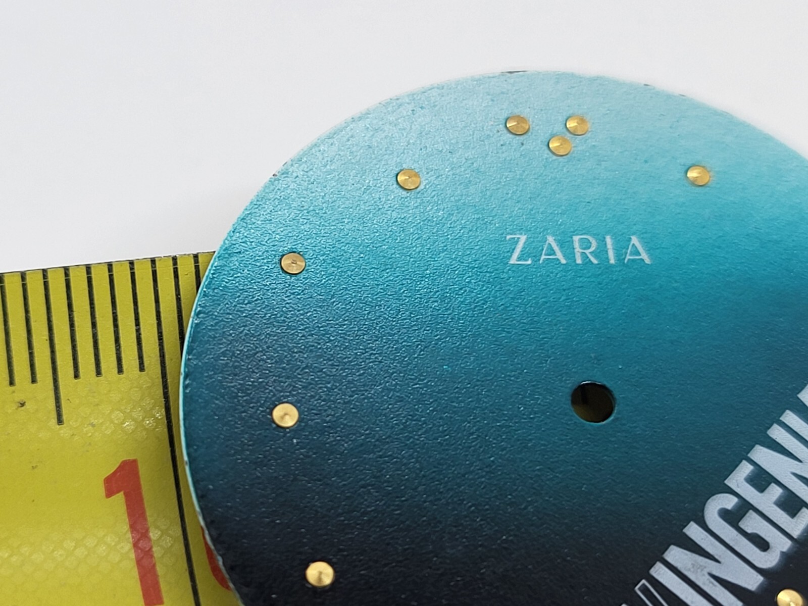 Dial ZARIA ZARJA New Ingenia SA Vintage Watch Parts Soviet USSR Collectible