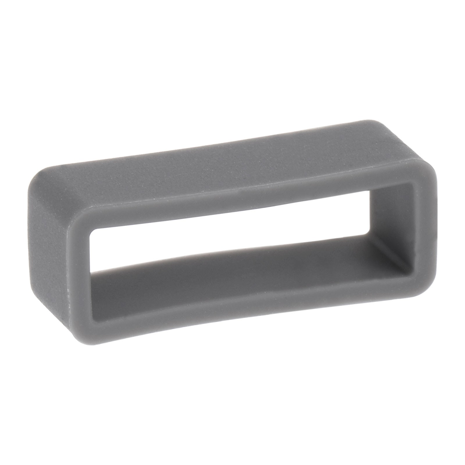 Watch Band Strap Loop Silicone for 22mm Width Watch Band Deep Gray 4Pcs