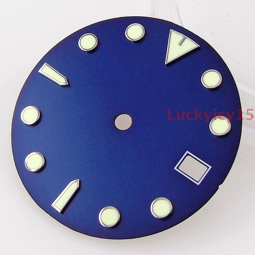29mm watch dial fit for NH35 Automatic movement date window 3 or 4 o’clcok crown