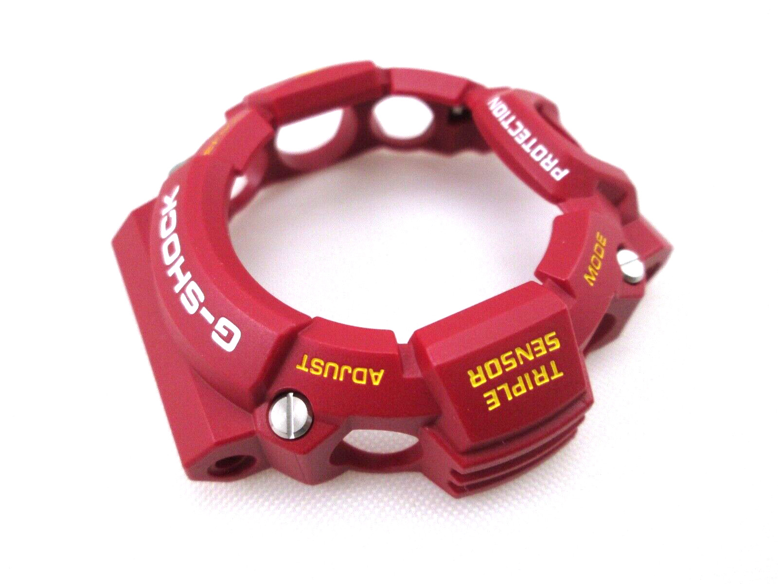 Genuine Casio G-Shock Rangeman GW-9400FSD red resin watch bezel + 4 bezel screws