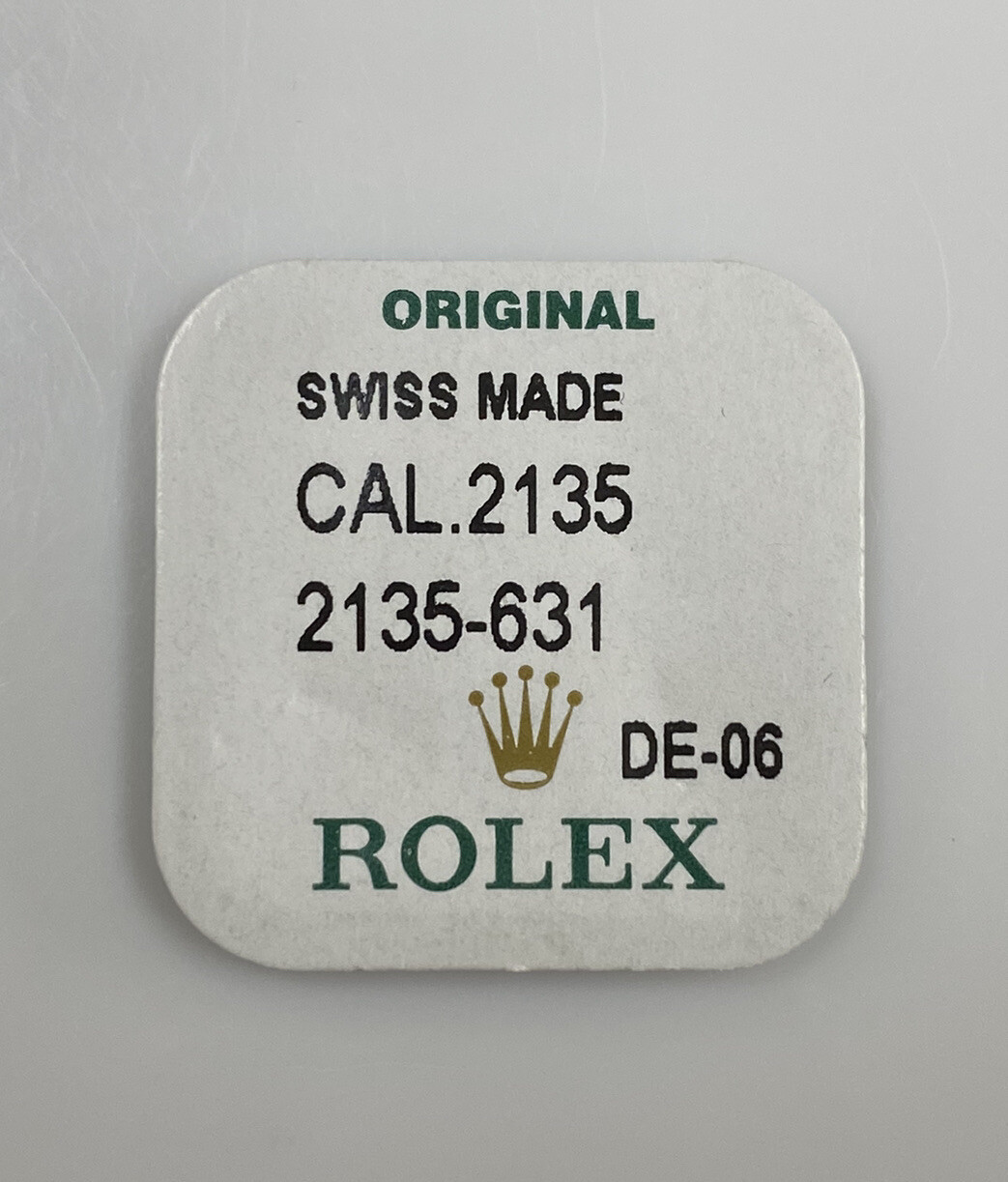 Genuine Rolex 2130 2135-631 Cam Core, New Open Package (1 PCE)