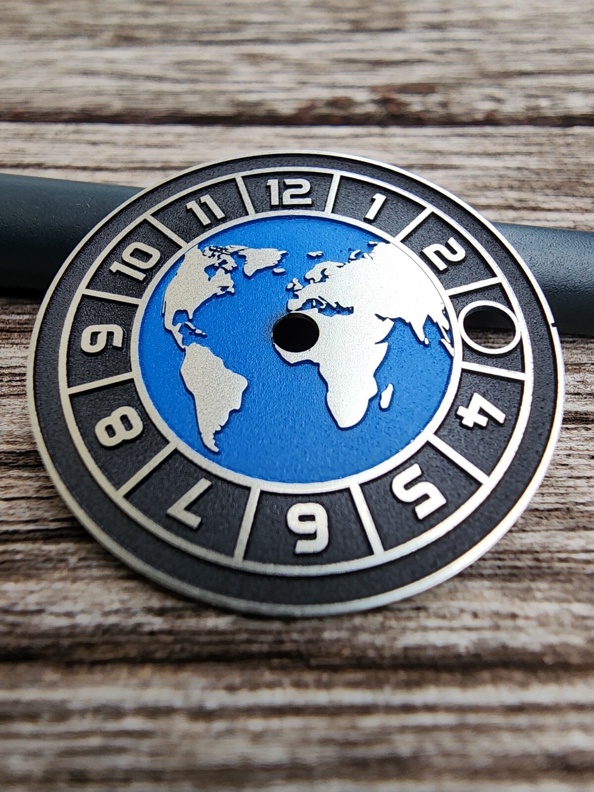 Custom-Made Laser Engraved Watch Dial | The WORLD – Order any designsize