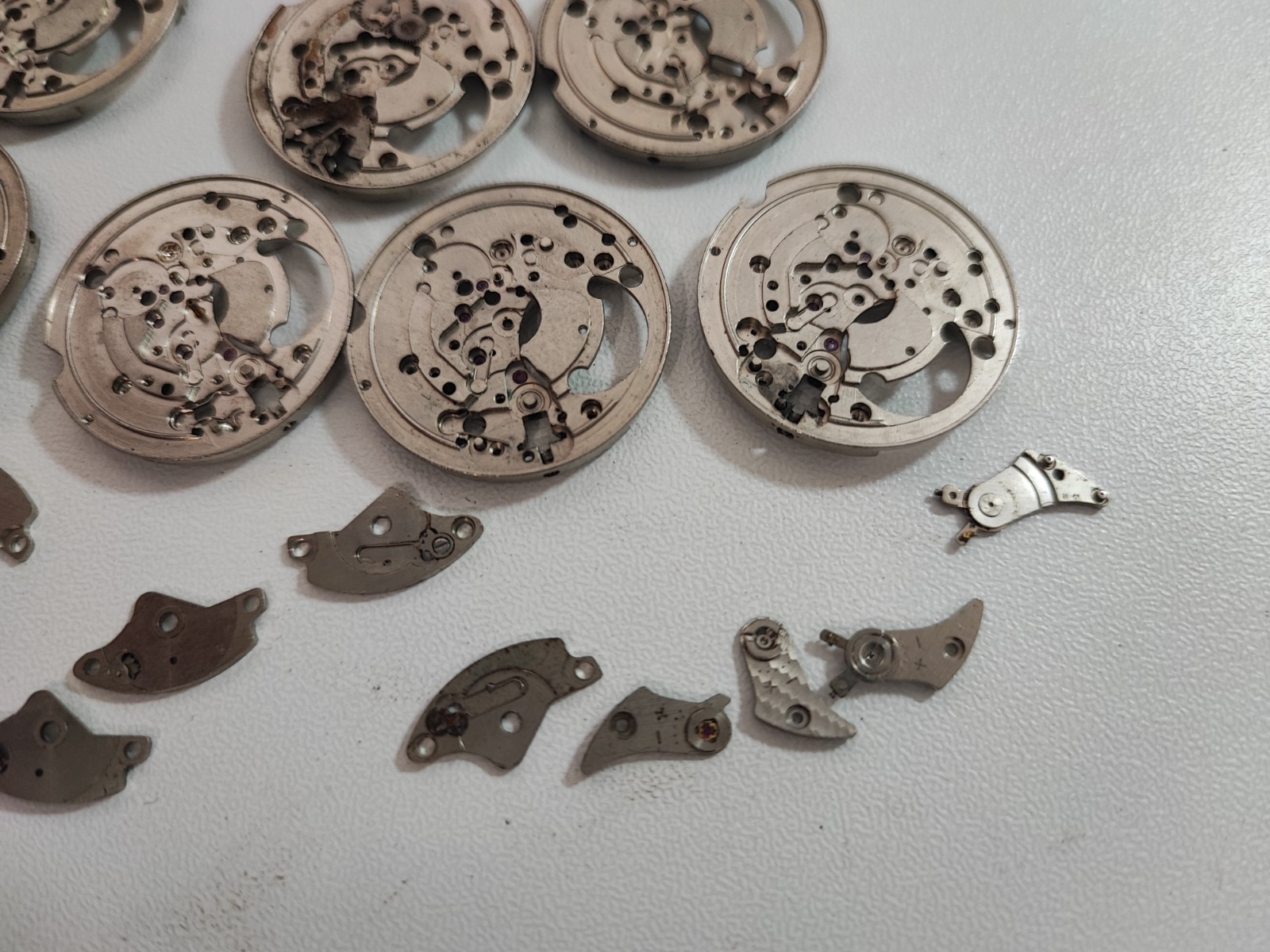 AS ST 1950/51 Watch LOT Main Plate – Platina – Part 25.9 mm For parts and spares
