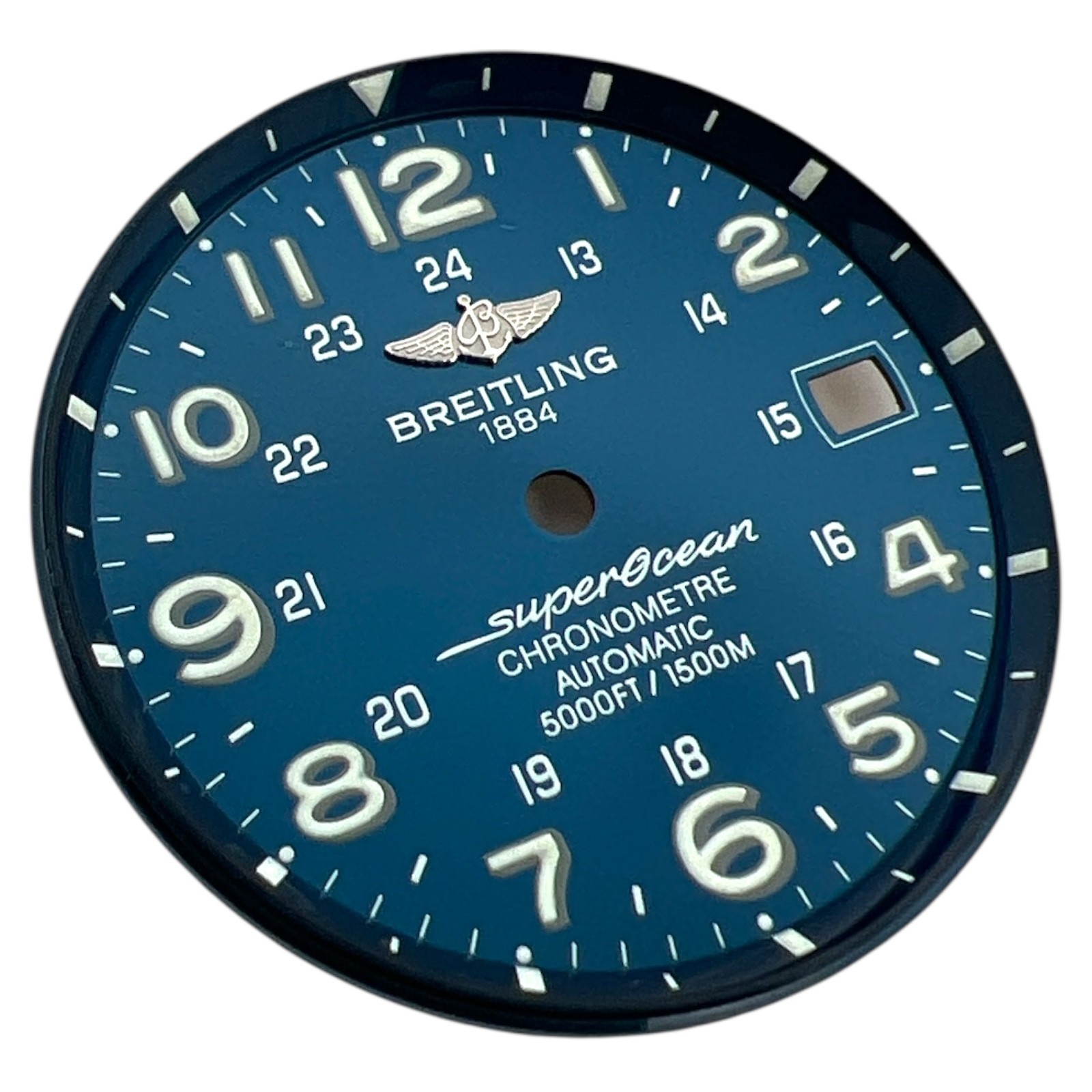 Genuine Breitling Superocean 42mm Arabic Dial Blue A17360