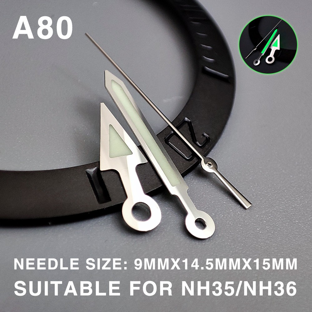 Watch Accessories NH35 Hands Luminous Watch Hands for NH35/36/4R35 Movements