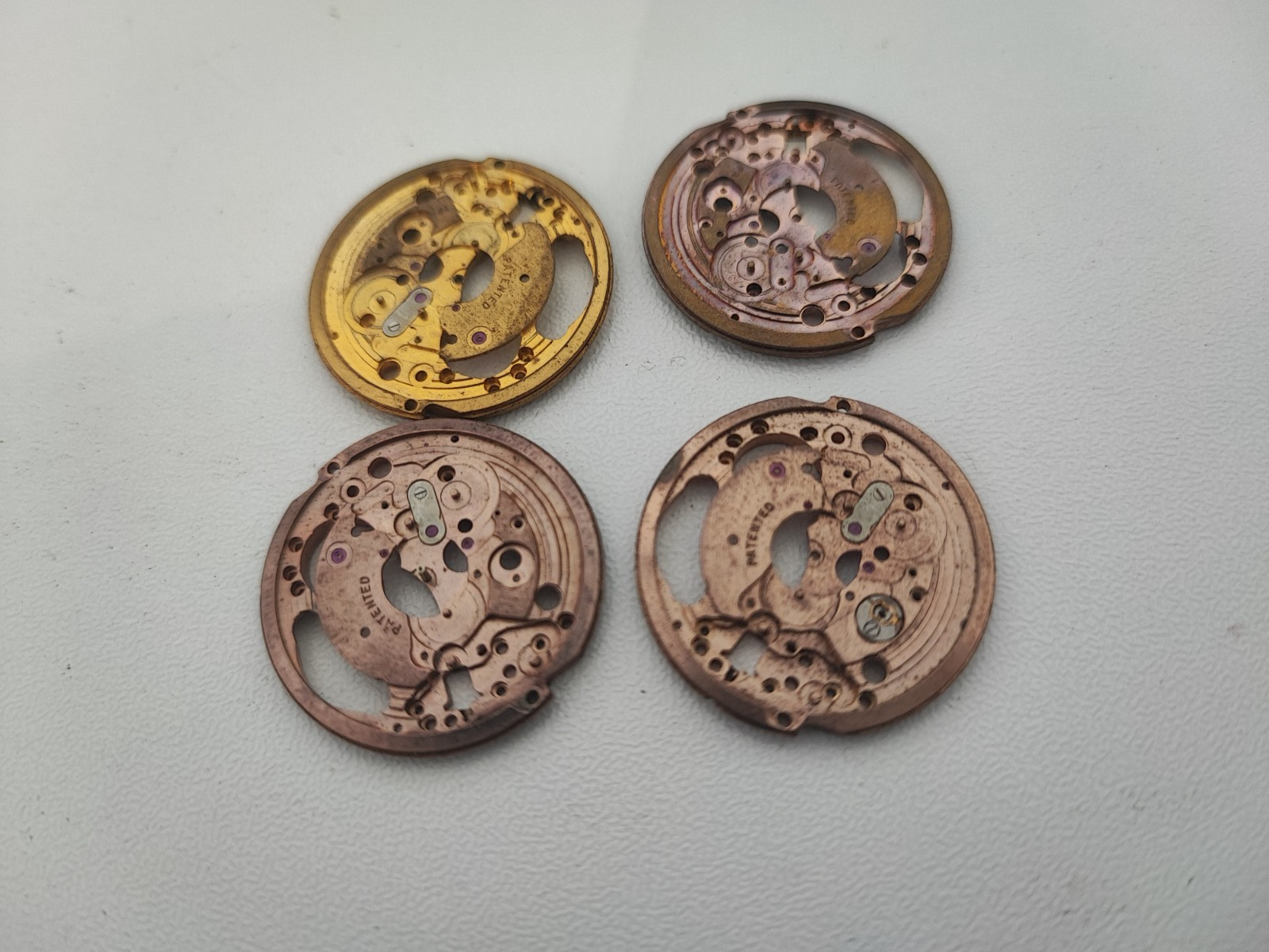 ETA 2452 lot Watch – Main Plate – Platina – Part 25.9 mm For parts and spares