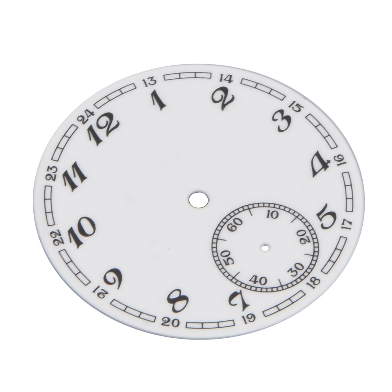 1*Men’s Watch Dial Watch Face Wirstwatch Plate For ETA 6498 ST36 Movement a