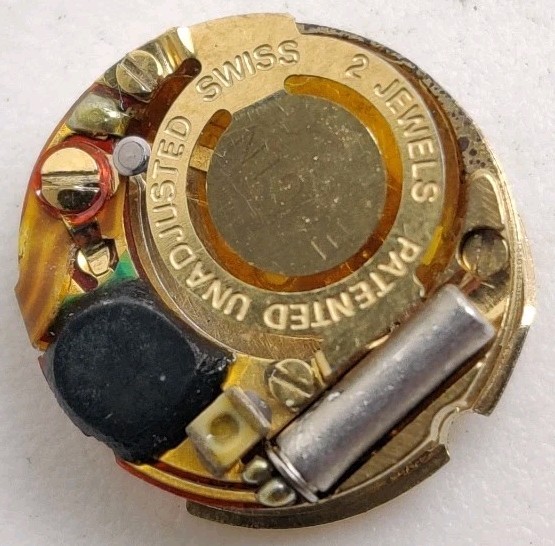 Vintage FHF Cal. 101.001 Swiss quartz watch movement Untested For Repair