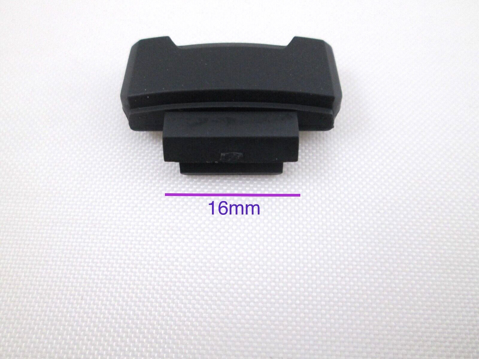 Genuine Casio G-Shock G-2900V 16mm lug black resin band end piece adapter X 1