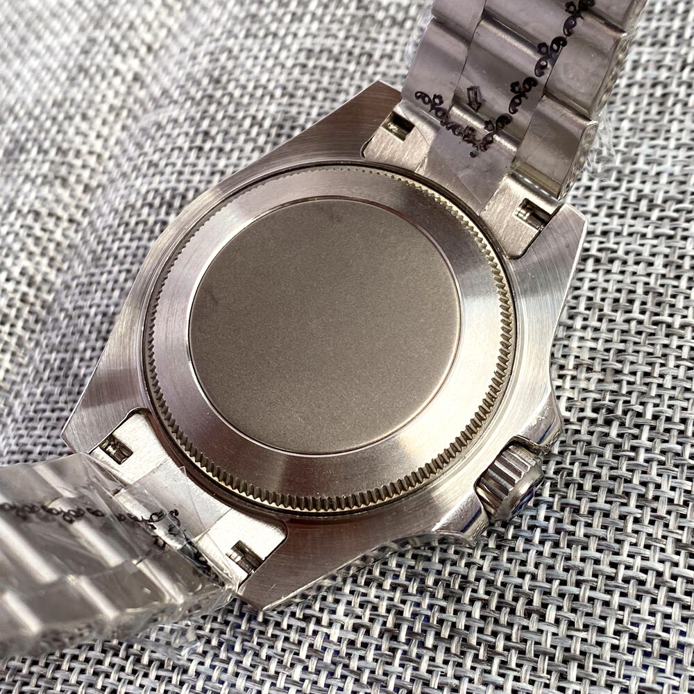 43MM Watch Part Blue Bezel Watch Case Letter Chapter ring Fit NH35 2824 Movement