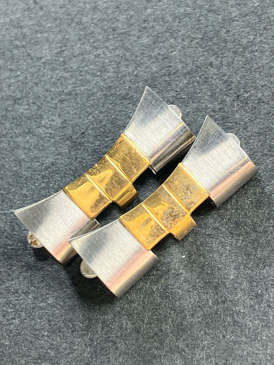 Genuine Rolex End Links Flash Fit FF 455 Jubilee YG SS 20mm Datejust 16013 16233