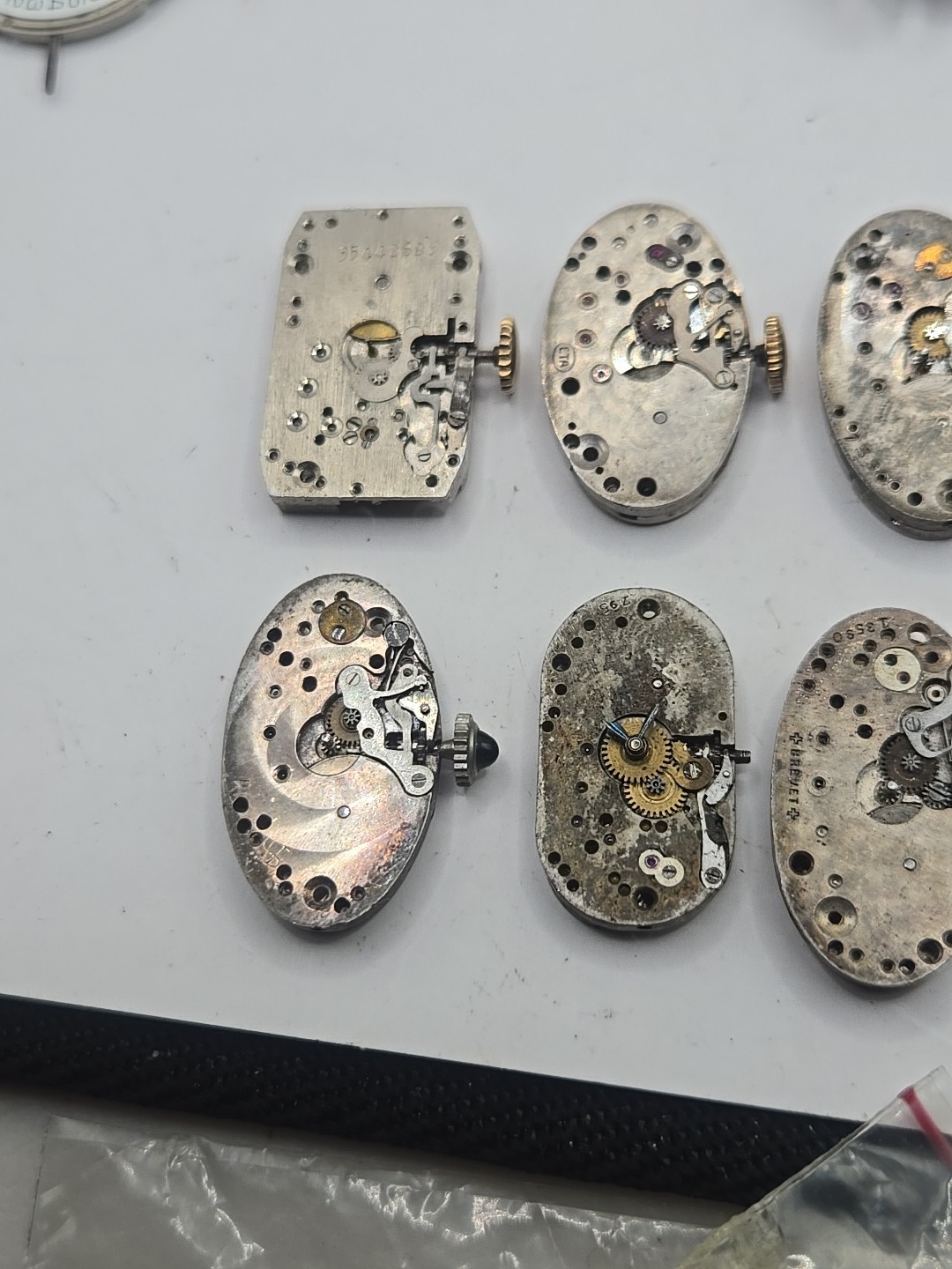 Lot Of 8 Art Deco Ladies Watch Movements Elgin Gruen Orator Bulova
