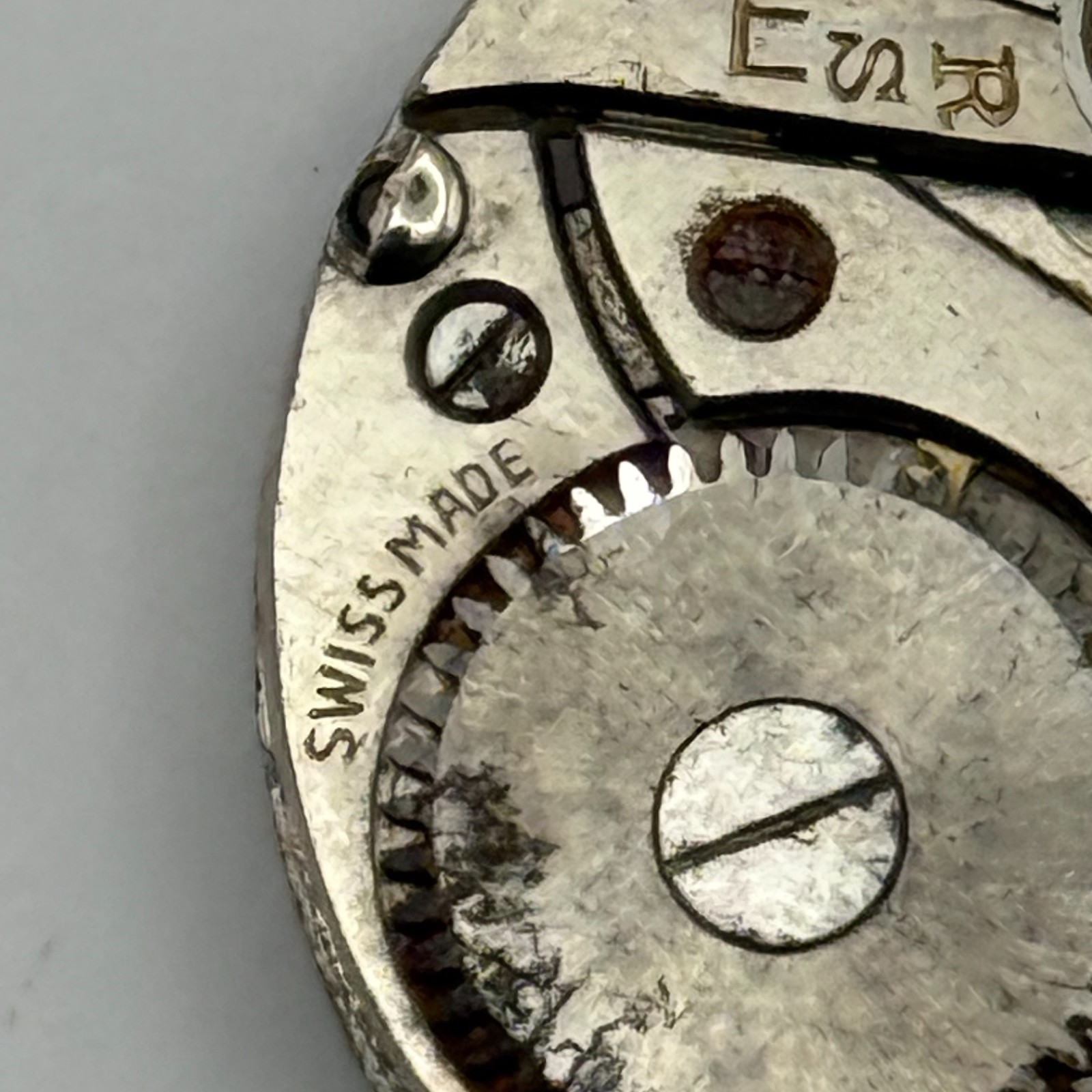 Peseux 170 Watch Movement 15 Jewels Swiss Manual Wind Parts Repair 23.3mm