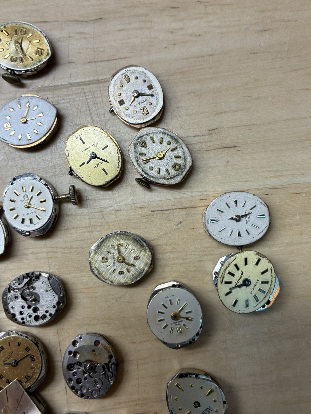 Large Lot vintage ladies watch Steam punk movements Parts Repairs Watchmakers